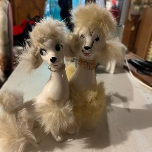 Vintage Japanese Poodle pair